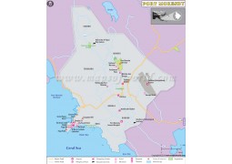 Port Moresby City Map - Digital File