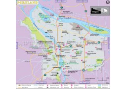 Portland City Map - Digital File