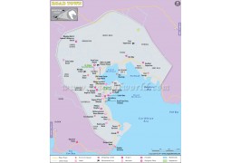 Road Town City Map - Digital File