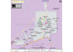 Santa Fe CIty Map - Digital File
