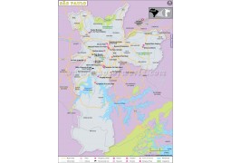 Sao Paulo City Map - Digital File