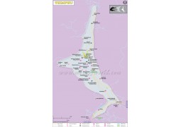 Thimphu Map - Digital File