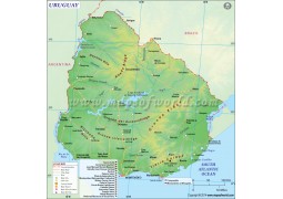 Uruguay Map - Digital File