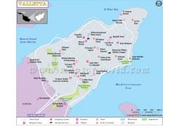 Valletta Map - Digital File
