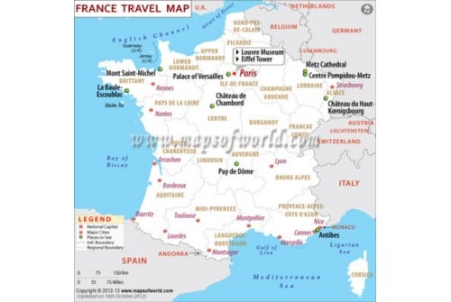 France Travel Map 