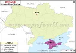 Crimea Location Map - Digital File