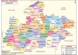Madhya Pradesh Map - Digital File
