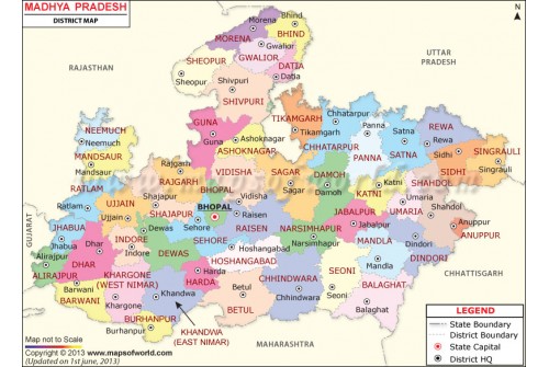 Madhya Pradesh Map