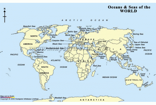Oceans and Seas of the World