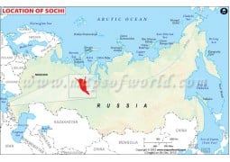 Sochi Location Map - Digital File
