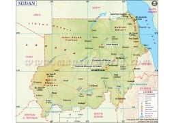 Sudan Map - Digital File