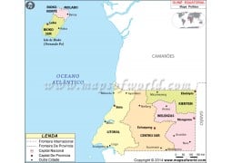 Equatorial Guinea Map - Digital File