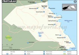 Protaras Map - Digital File
