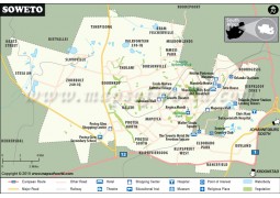 Soweto City Map - Digital File