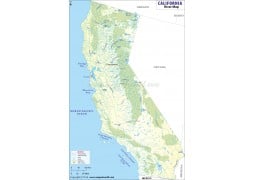 California River Map - Digital File