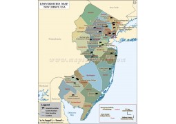 List of Universities in New Jersey - Digital File