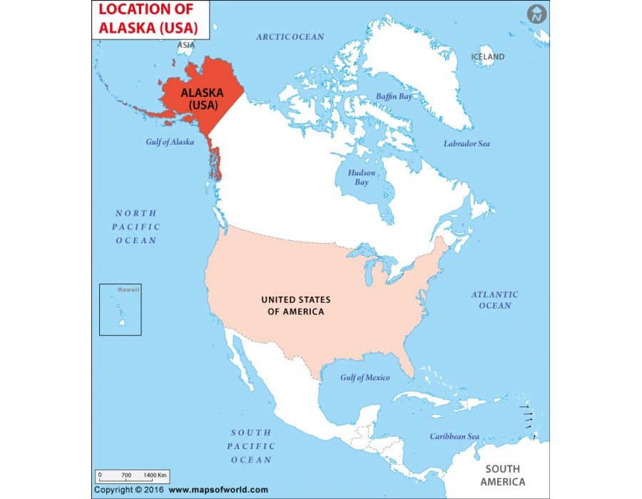 Buy Alaska Location Map
