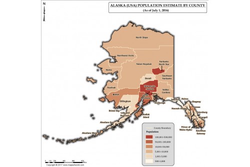 Alaska Population Estimate By County 2016 Map