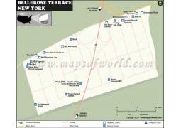 Bellerose Terrace Map, New York - Digital File