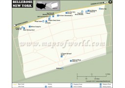 Bellerose Village Map, New York - Digital File