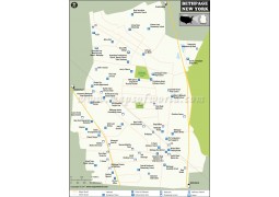 Bethpage City Map, New York - Digital File
