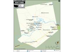 Broadalbin Village Map, New York - Digital File