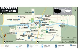 Brockport City Map, New York - Digital File