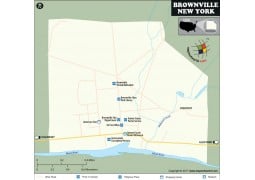 Brownville Village Map, New York - Digital File