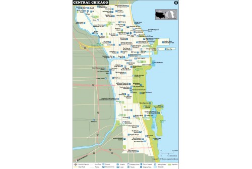 Central Chicago Map