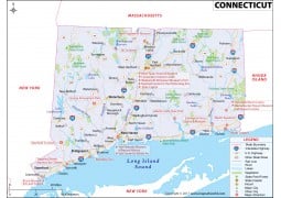 Reference Map of Connecticut - Digital File