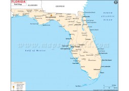Florida Rail Map - Digital File