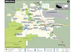 Helena Map, Montana - Digital File