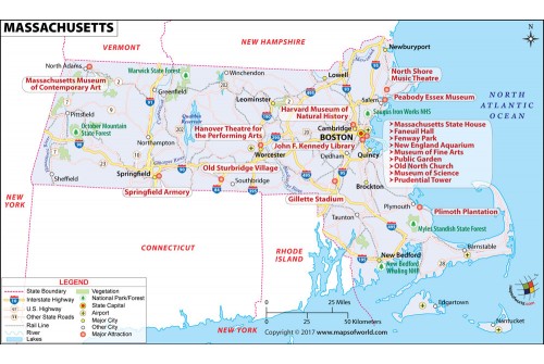 Reference Map of Massachusetts