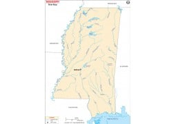 Mississippi River Map - Digital File
