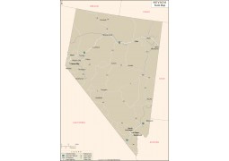 Nevada State Map  - Digital File