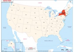 New York Location  Map - Digital File