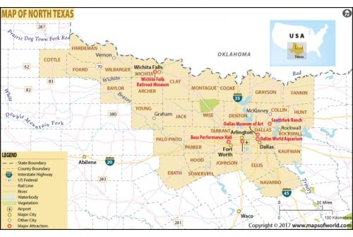 North Texas Map