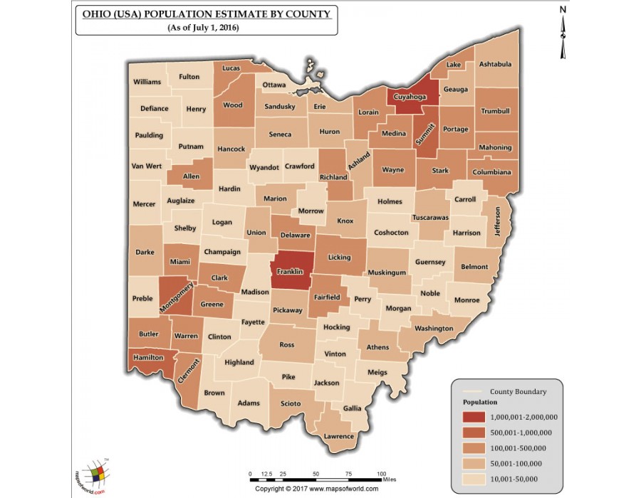 Ohio Population Density Map Calendar 2024