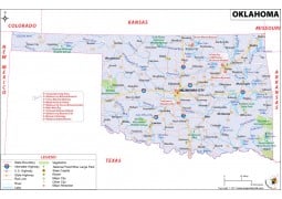 Reference Map of Oklahoma - Digital File