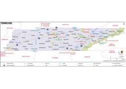 Reference Map of Tennessee - Digital File