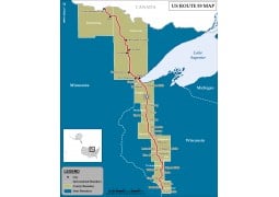 US Route 53 Map - Digital File