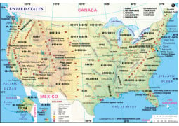USA Map - Digital File