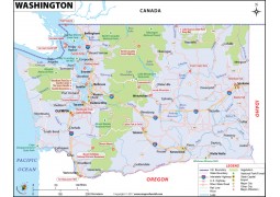 Reference Map of Washington - Digital File