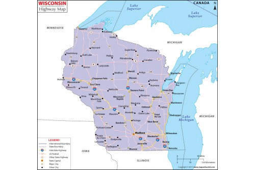 Wisconsin Road Map 