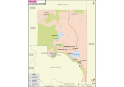 Lassen County Map - Digital File