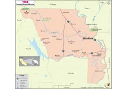 Yolo County Map - Digital File