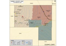 Elbert County Map, Colorado - Digital File