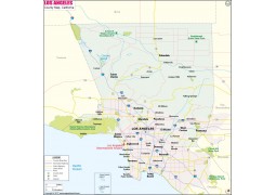 Los Angeles County Map - Digital File