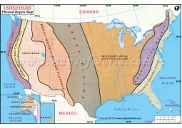 US Regions Map - Digital File