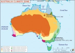 Australia Climate Map - Digital File